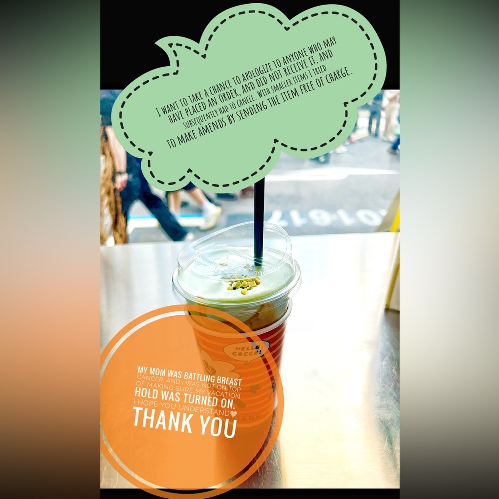 Message to my shopping friends